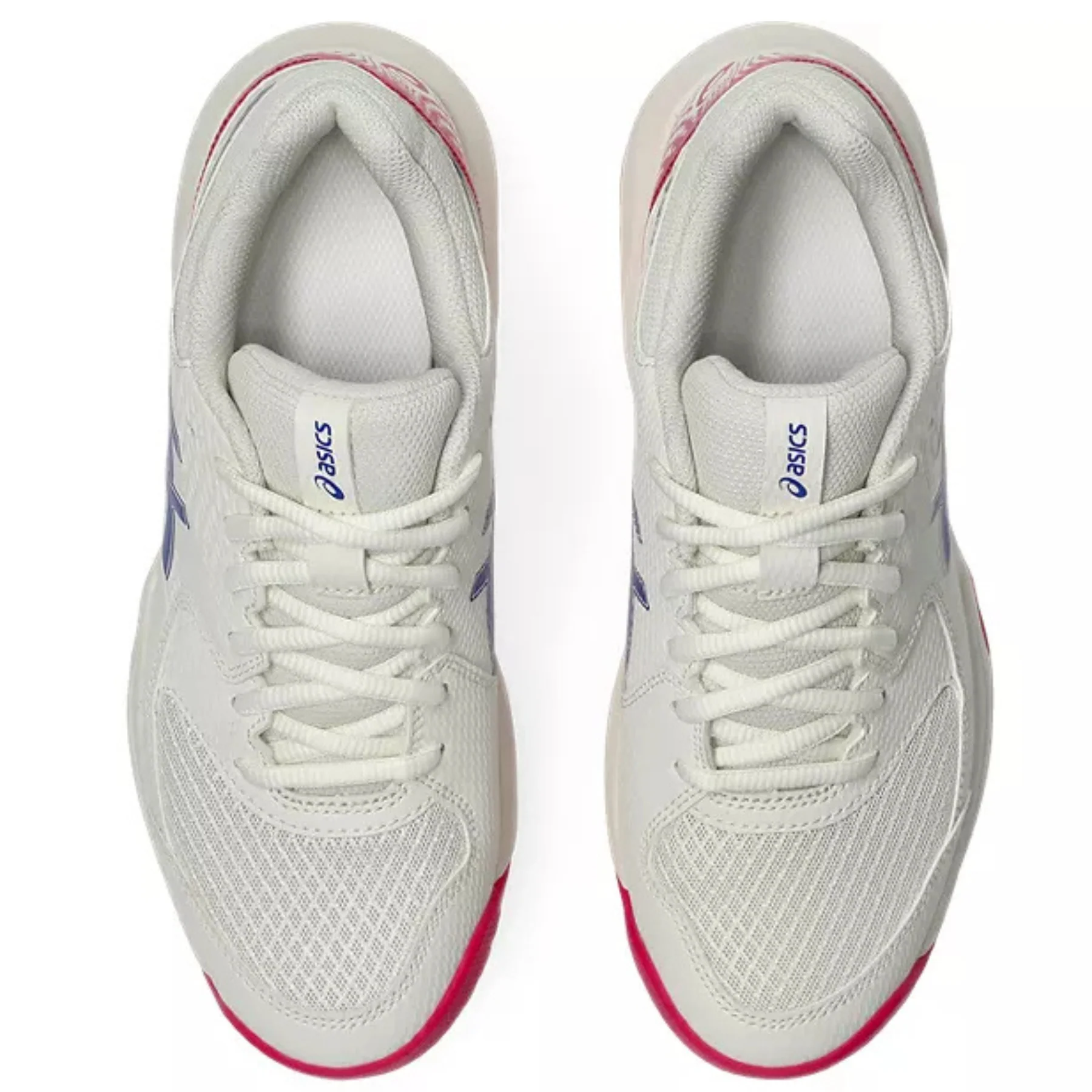 Asics Gel-Dedicate 8 Hard Court Womens Tennis Shoes – Cream/Dark Cobalt - Image 4