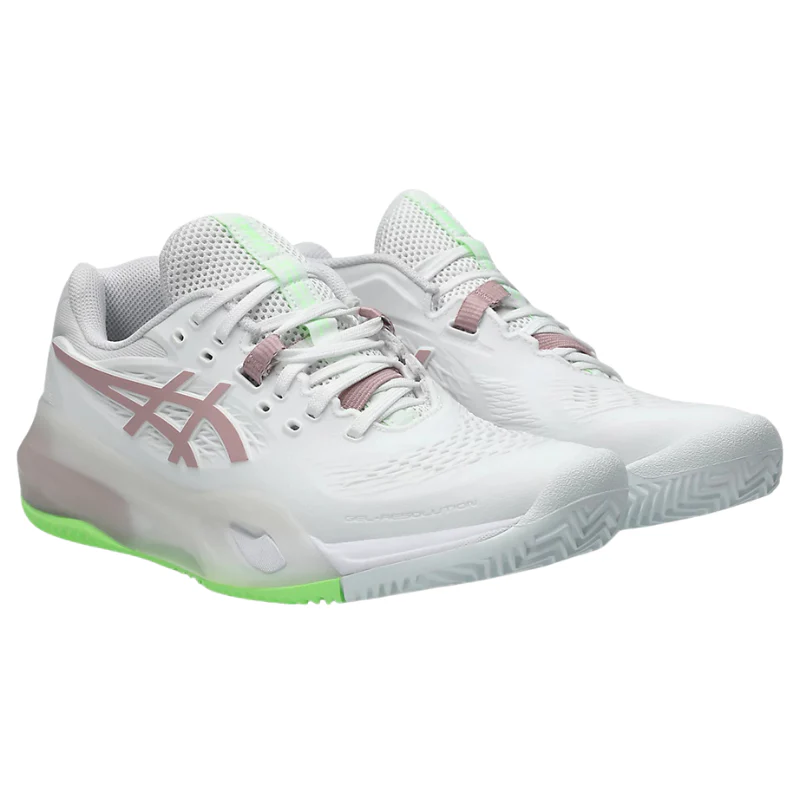 Asics GEL-RESOLUTION X CLAY 2026 Womens Tennis Shoes - White/Morganite - Image 4