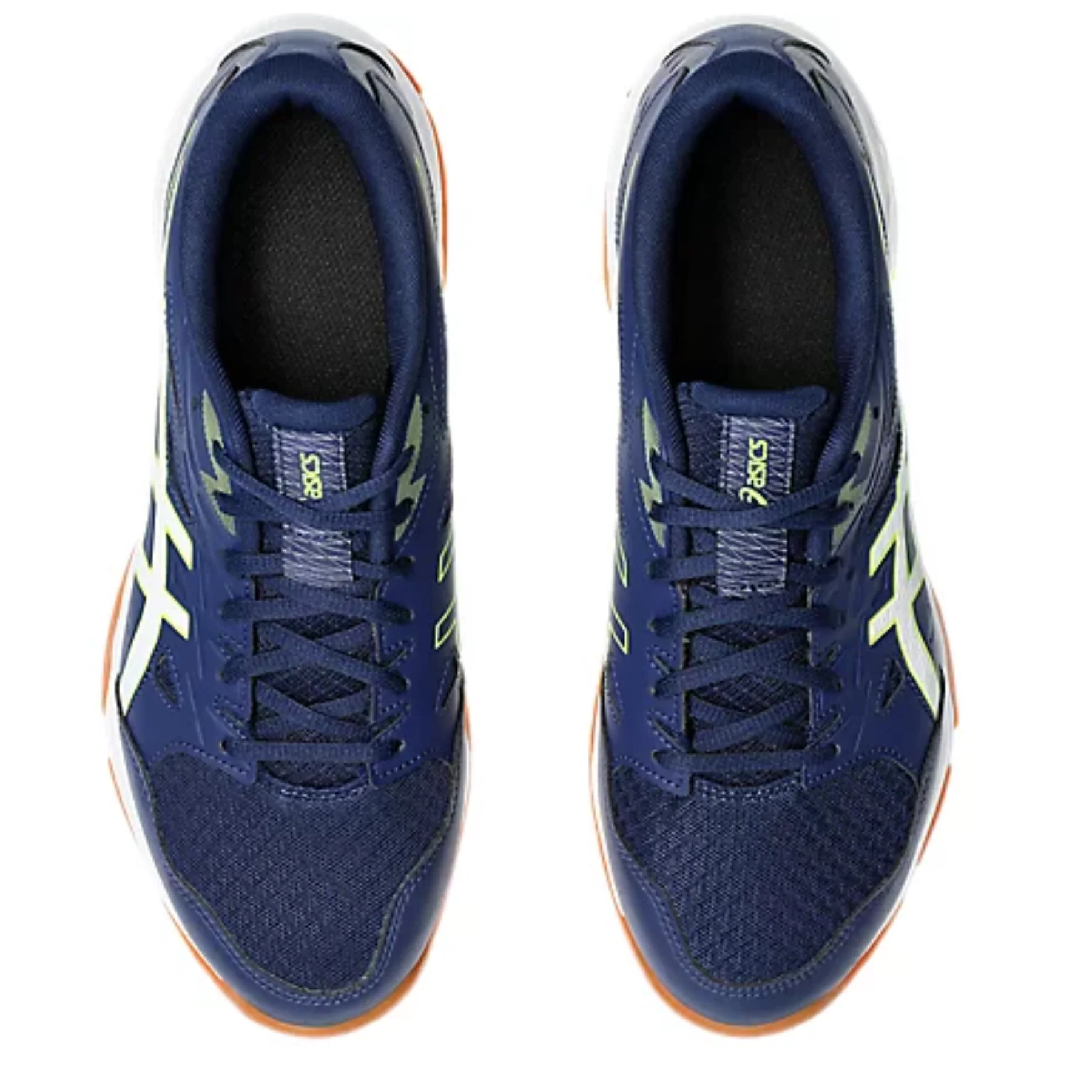 Asics Gel-Rocket 11 Men Multi Court Shoes - Blue Expanse/Safety Yellow - Image 5