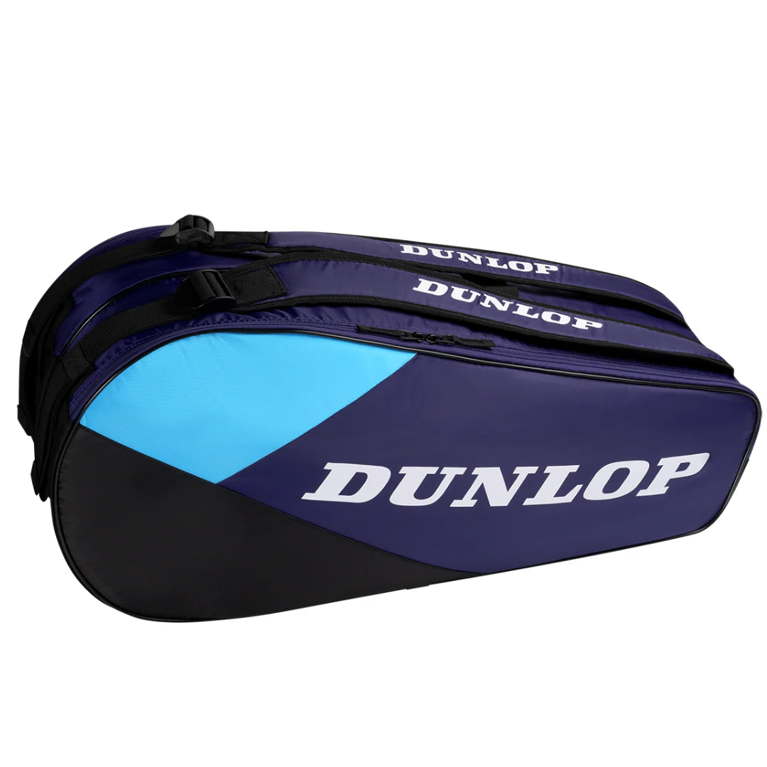 Dunlop FX Club 6 Racquet Tennis Bag - Violet/Black/Cyan - Image 3